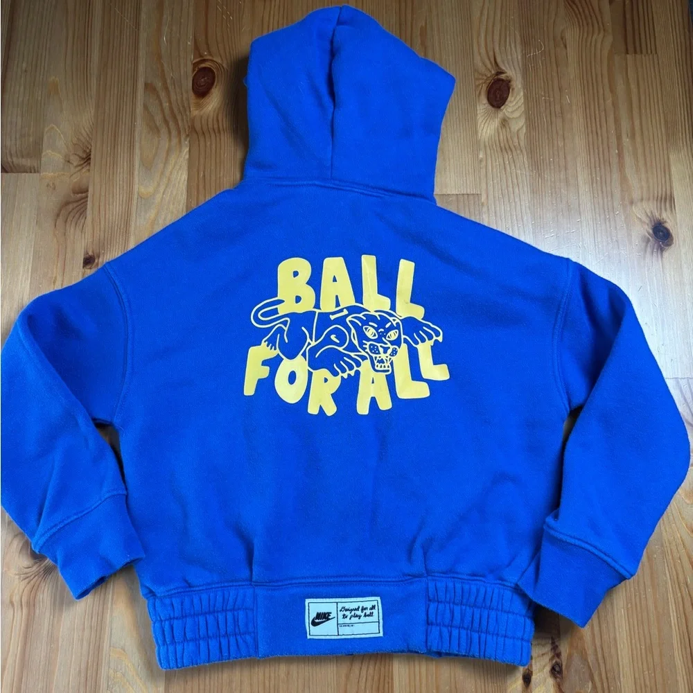 Nike Toddler 'Ball For All' Full-Zip Hoodie Royal Blue Size‎ Small (4/5)